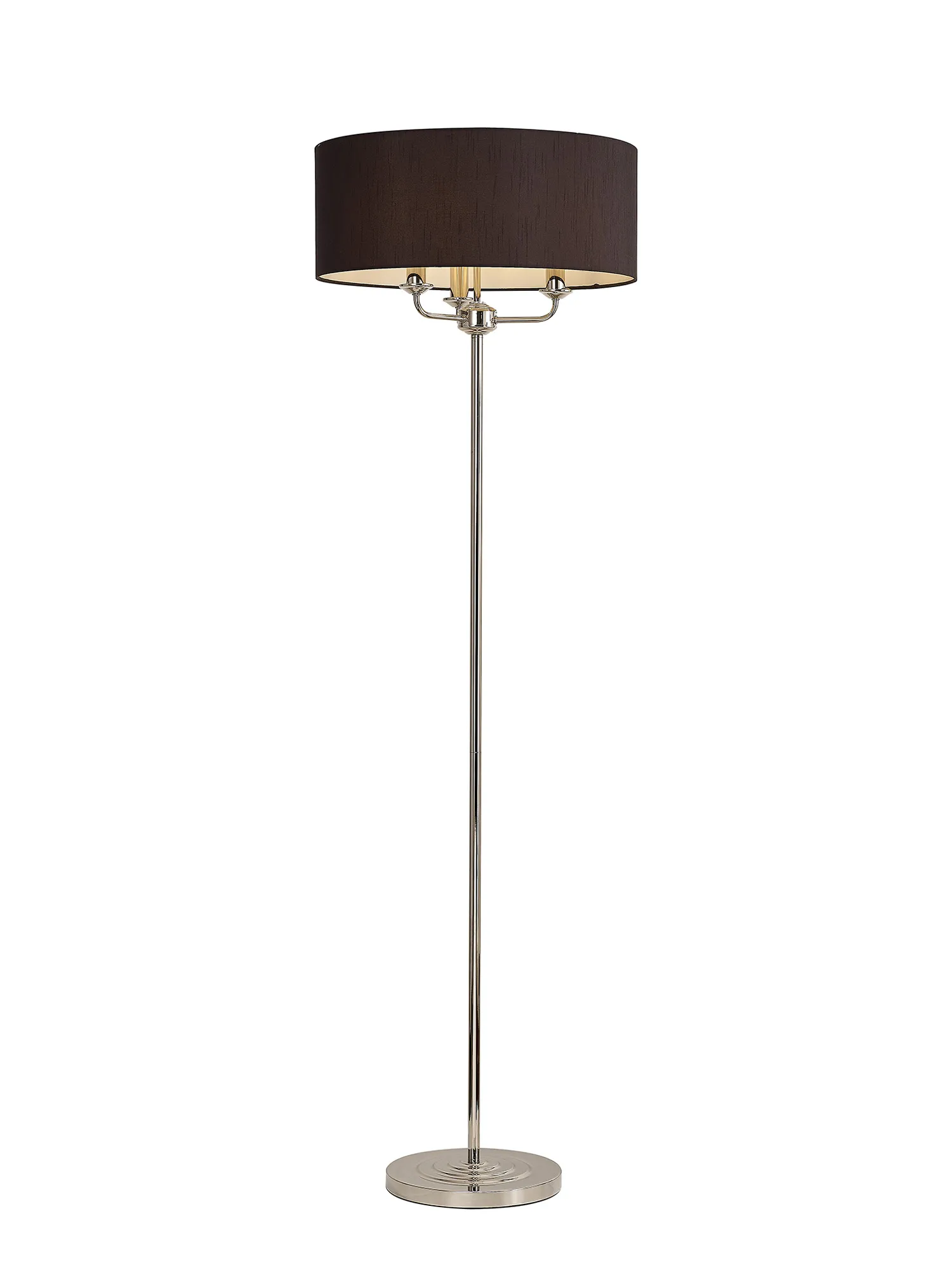 BYRON Lampe de plancher noir et travertin 62 1/2'' H 3149-01